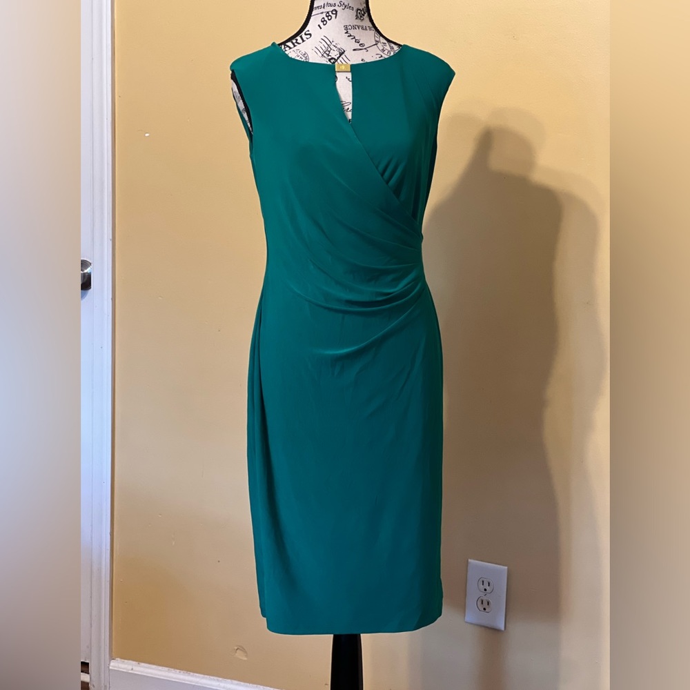 Lauren Ralph Lauren NWT Turquoise Green Women Size 8 Stretch - Picture 1 of 13